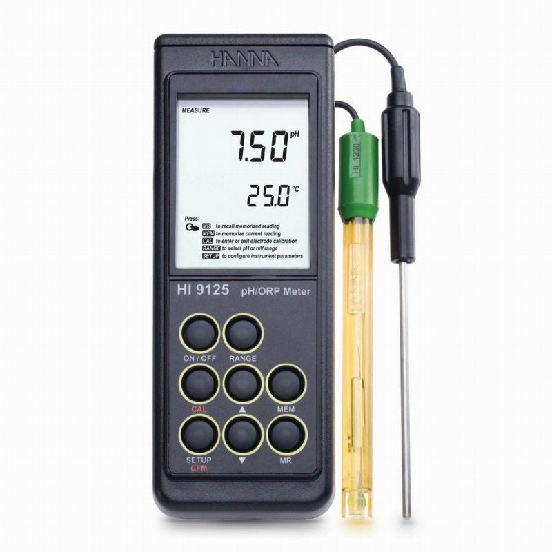 Hanna Hi9142 Portable Dissolved Oxygen Do Meter Waterproof Design, Large Screen
