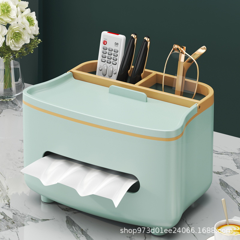 Dining Table Living Room Nordic Storage Multifunctional Wet Tissue Office Tissue Box Multi-functional Household Dining Table