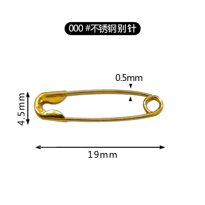 Tiger brand stainless steel pin gourd pin small size pin non-magnetic safety pin manufacturers wholesale