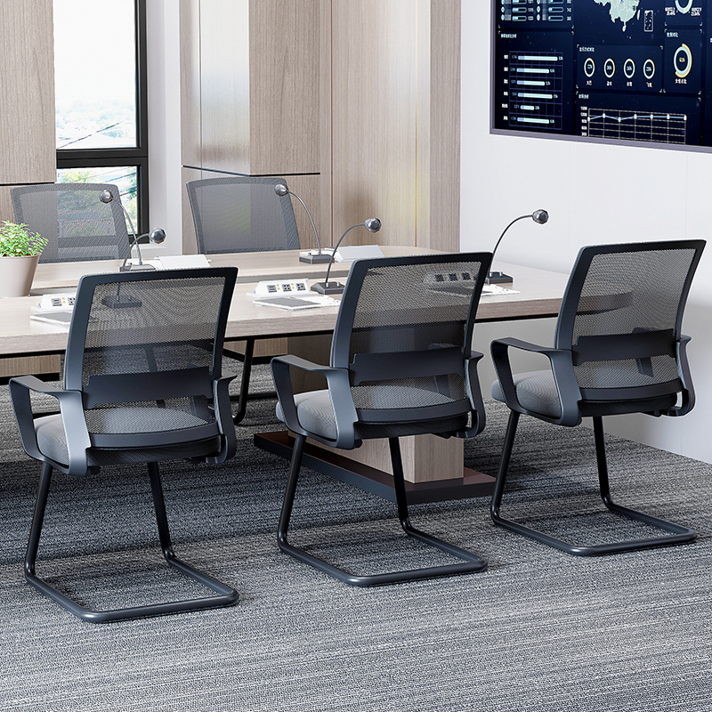 Оптовый офисный конференционный стул I-chair с простой сетчатой спинкой, компьютерный стул, стул для маджонга