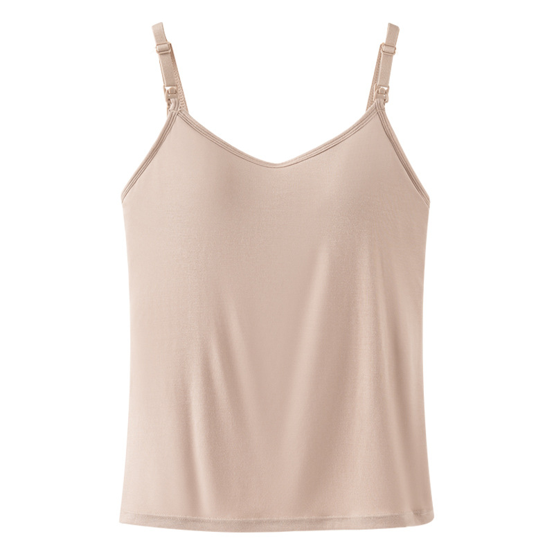 Plus Size Nursing Camisole for Women Postpartum Breastfeeding Tops for Fat mm 100kg