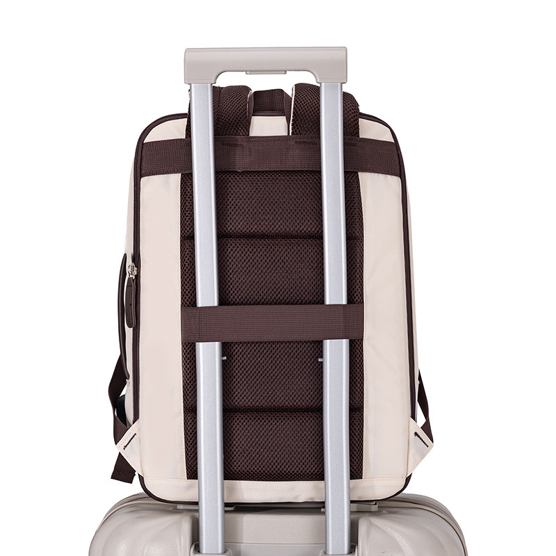 Cross-Border 2025 Unisex School Bag, High-End Fashion Laptop Business Backpack, Large-Capacity Backpack