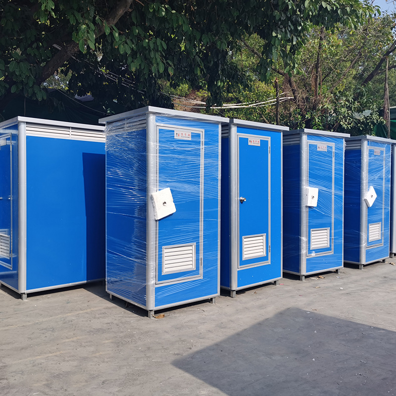 Simple Mobile toilet color steel toilet mobile public toilet outdoor construction site toilet shower room mobile toilet manufacturer