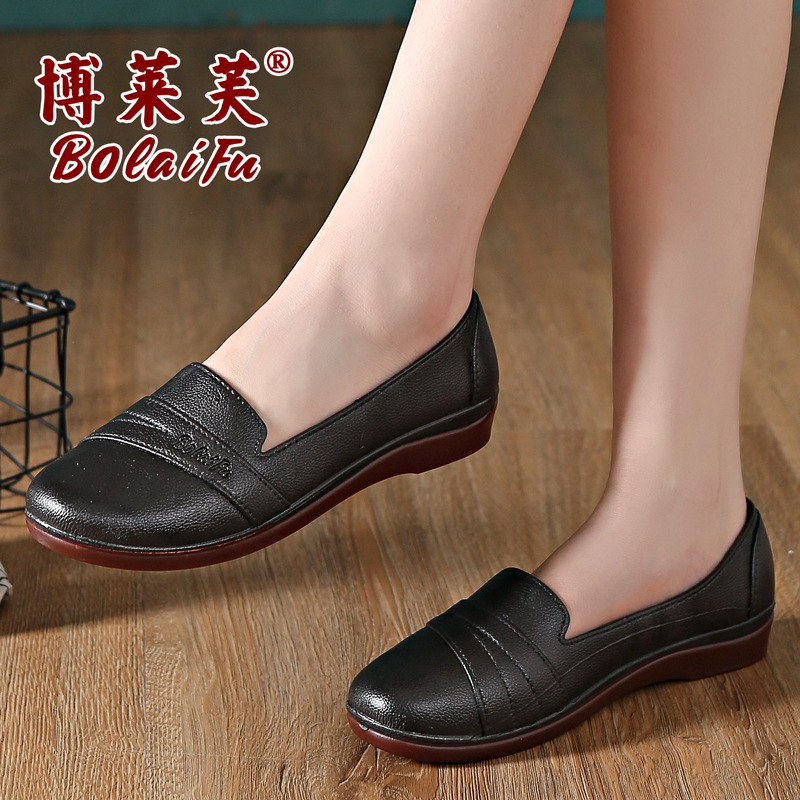 Low-Top Tendon Bottom Shallow Mouth Short-Tube Rain Boots for Women Wear-Resistant Soft-Soled Rubber Shoes Waterproof Non-Slip Kitchen Mom Work Shoes