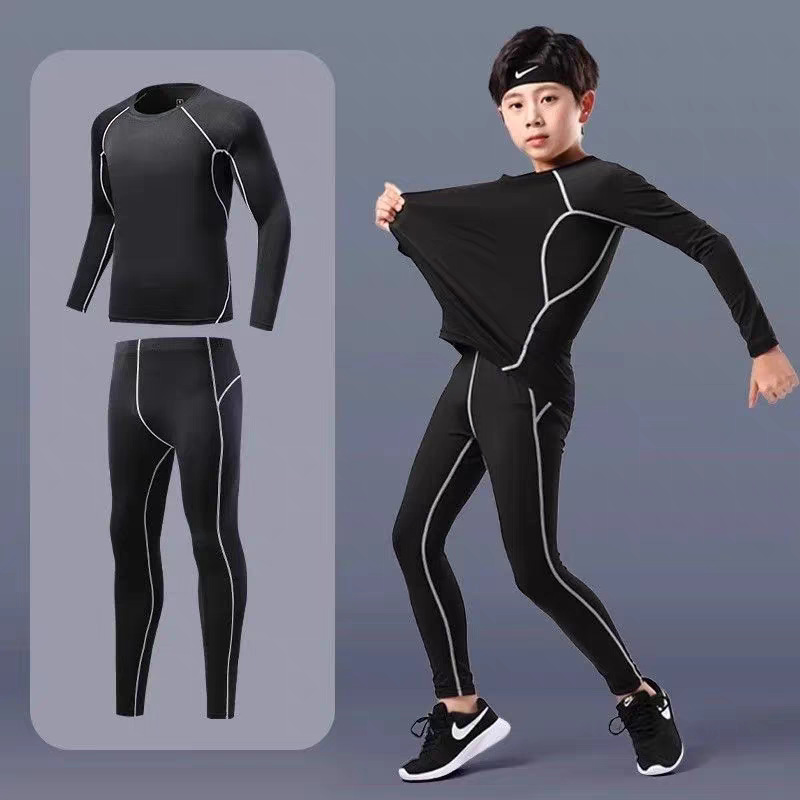 Бодибилдер для взрослых и детей, осенние и зимние тренировочные одежды для футбола и баскетбола