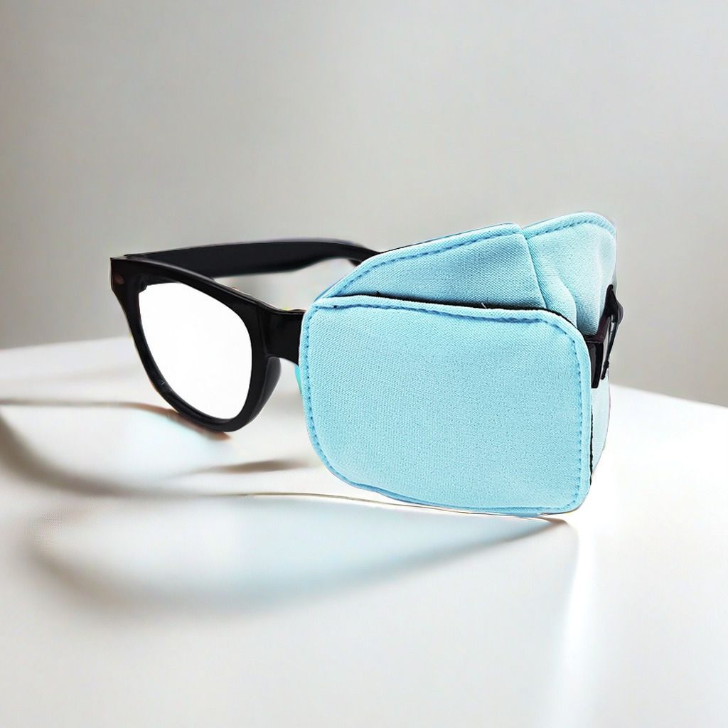 Cotton Amblyopia and Strabismus Covering Single Eye Mask Training Single Eye Protective Patch for Children and Adults Vision One-Eyed Shading Cloth