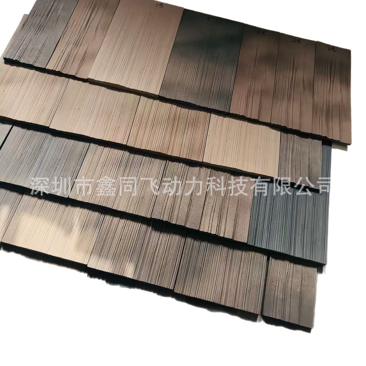 Factory direct supply polymer wood tile antique retro roof simple elegant villa village building wood tile