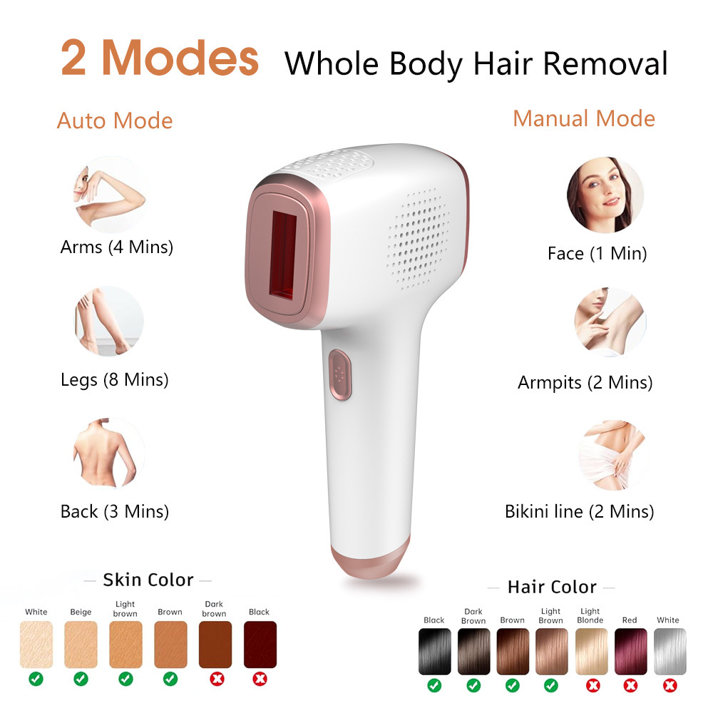Foreign Trade Touch-Screen Handheld Three-In-One Pulse Hair Removal Device, High-Energy Freezing Point Laser Hair Removal Device, Painless Skin Rejuvenation