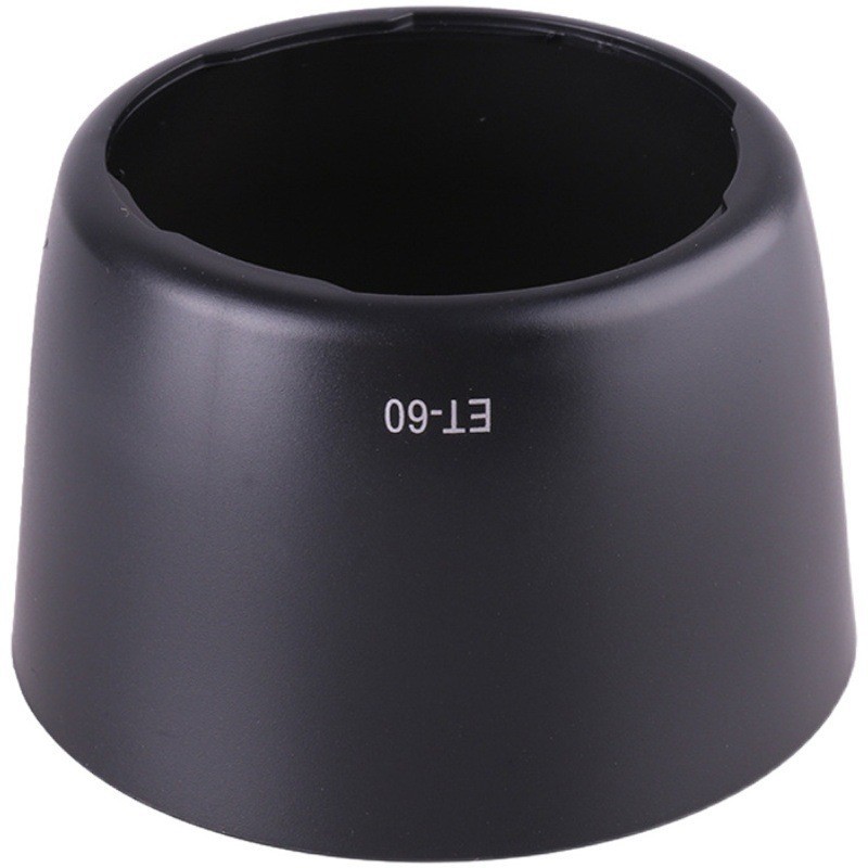 ET-60 lens hood 58mm suitable for Canon 75-300 55-250 lens without dark angle reversible sunshade