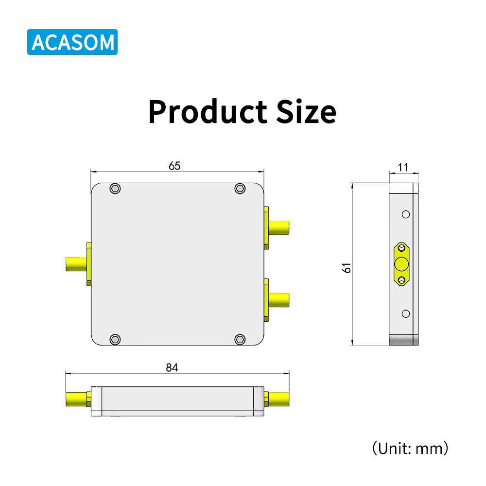 2.4Ghz/5.8Ghz Two-Way Signal Amplifier Module Single in and Double Out Signal Booster in Stock