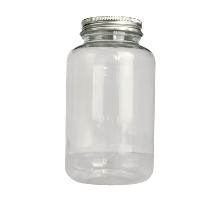 pet plastic milk tea beverage bottle 500ml fat bottle disposable packaging bottle factory direct supply can be set LOGO