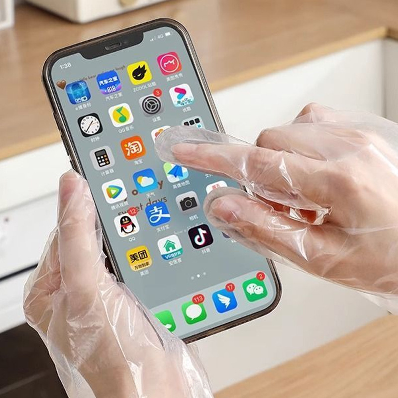 Housework Gloves Disposable Cpe Thickened Waterproof Food-Grade Kitchen Dishwashing Cleaning Laundry Gloves