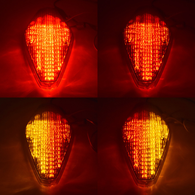 Applicable to Honda VTX1300 VTX1800 R/S/T modified LED rear tail light brake turn signal assembly