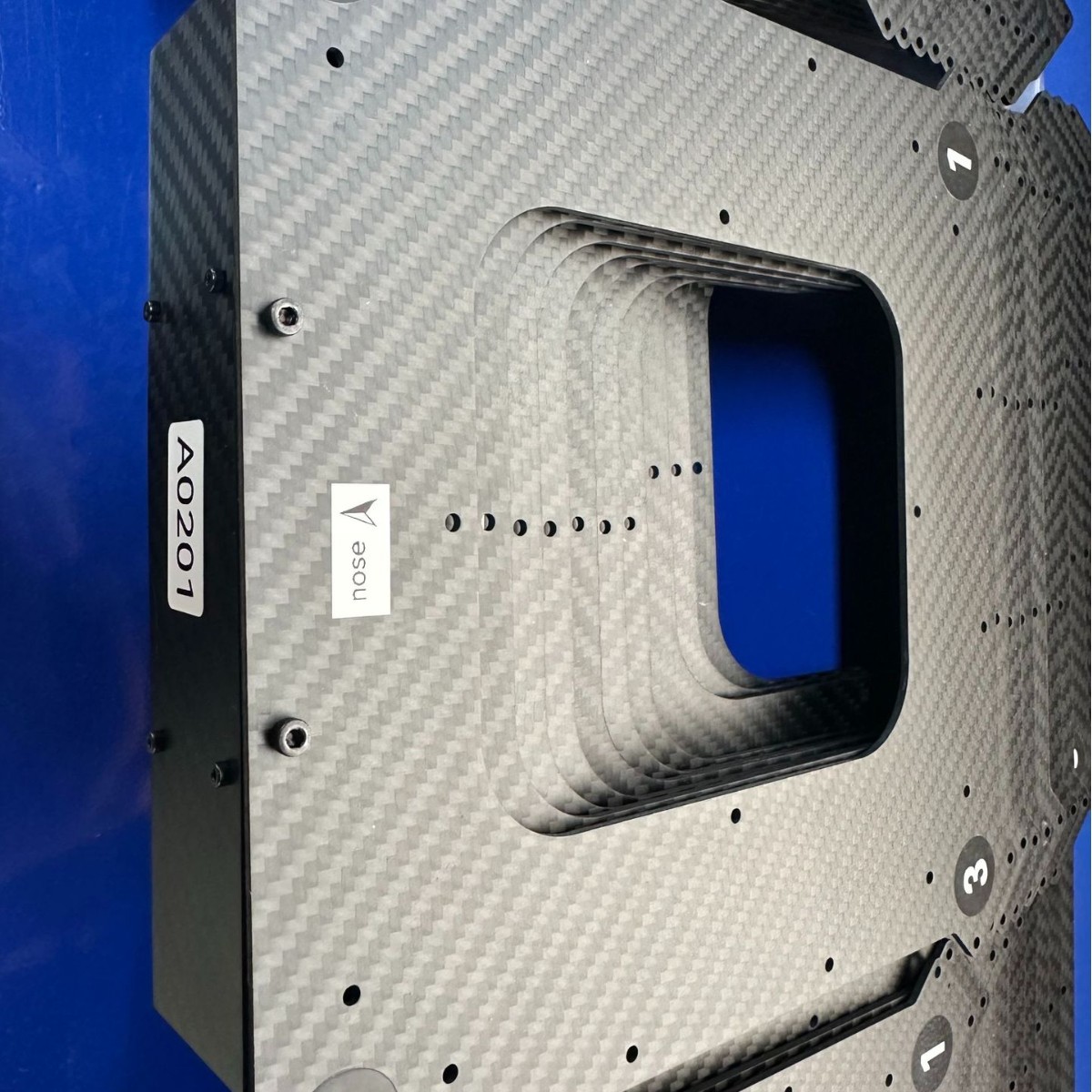 Верхняя углеродная плита дрона