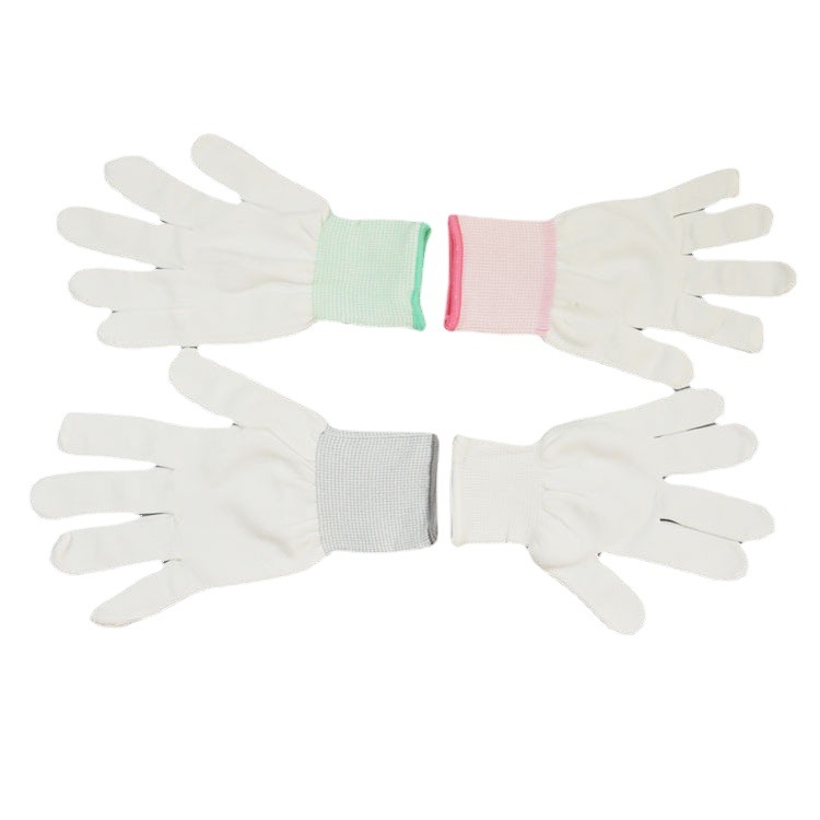 13-Pin Nylon Glove Core Nylon Gloves Dust-Free Work Gloves Work Anti-Static Gloves Protective and Breathable
