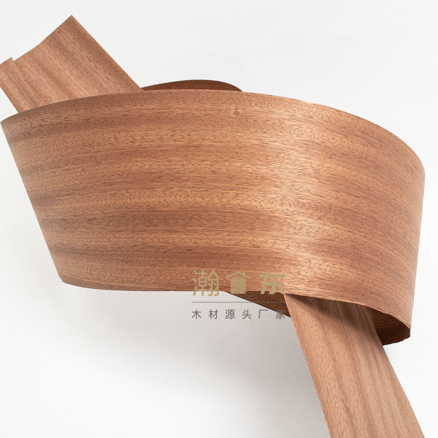 Natural Sapele Red Solid Wood Veneer Wedding Floral Wood Strips Wood Chip Material Furniture Board Renovation Handmade Veneer