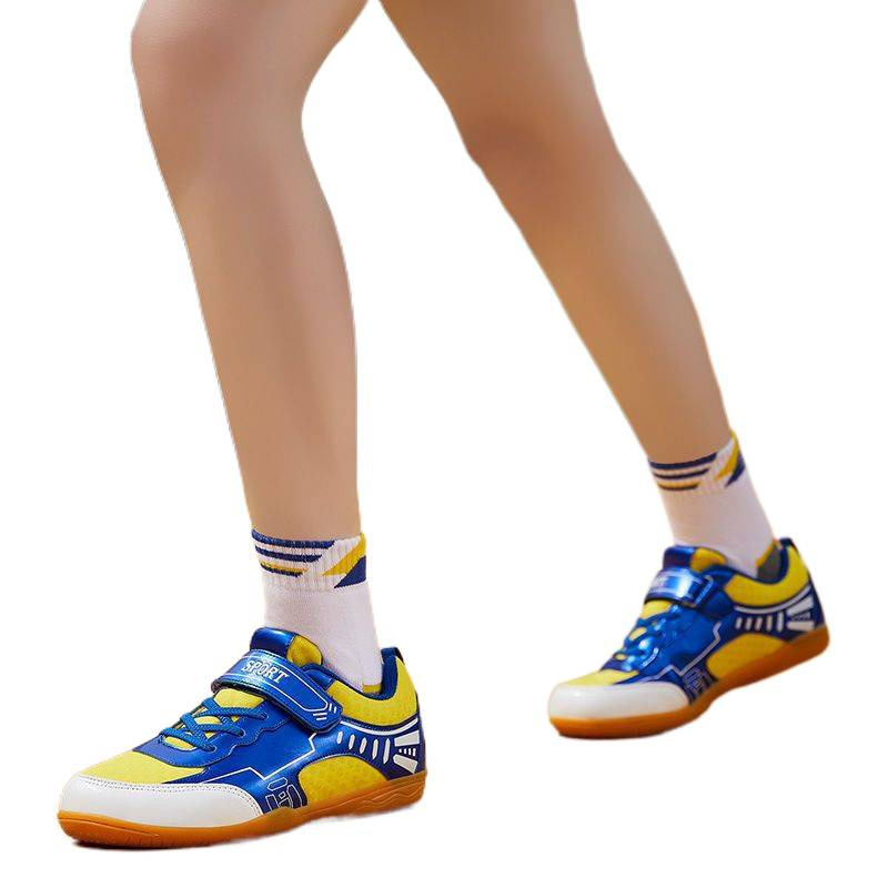 Children's Table Tennis Shoes for Boys and Girls, Professional Table Tennis Shoes, Lightweight, Breathable, Non-Slip Tendon Soles, Cross-Border E-Commerce
