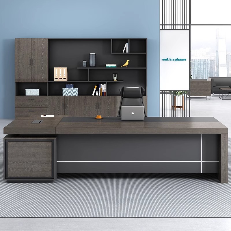 High-end boss office desk and chair combination manager desk president desk manager desk simple modern office furniture desk