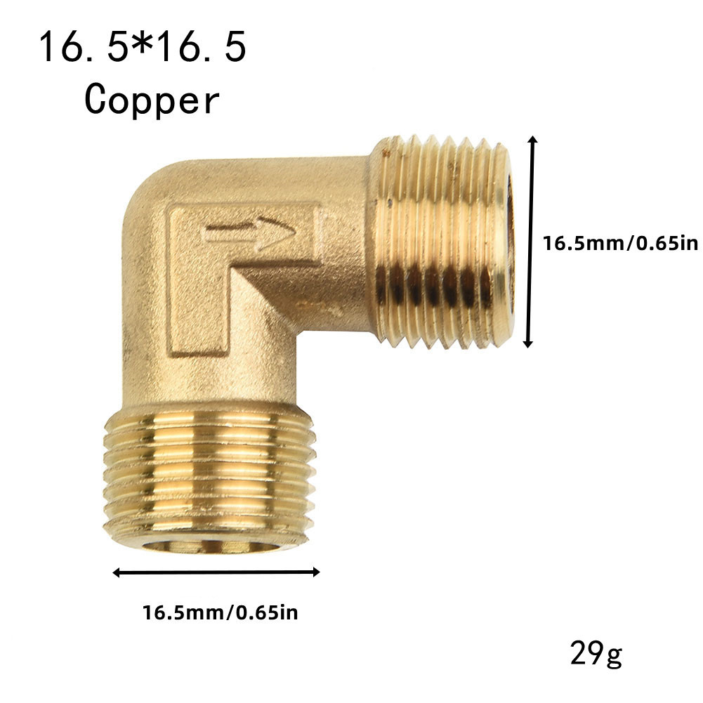Air compressor oil-free accessories air pump cylinder head elbow 2 points 3 points 4 points elbow one-way valve right angle adapter