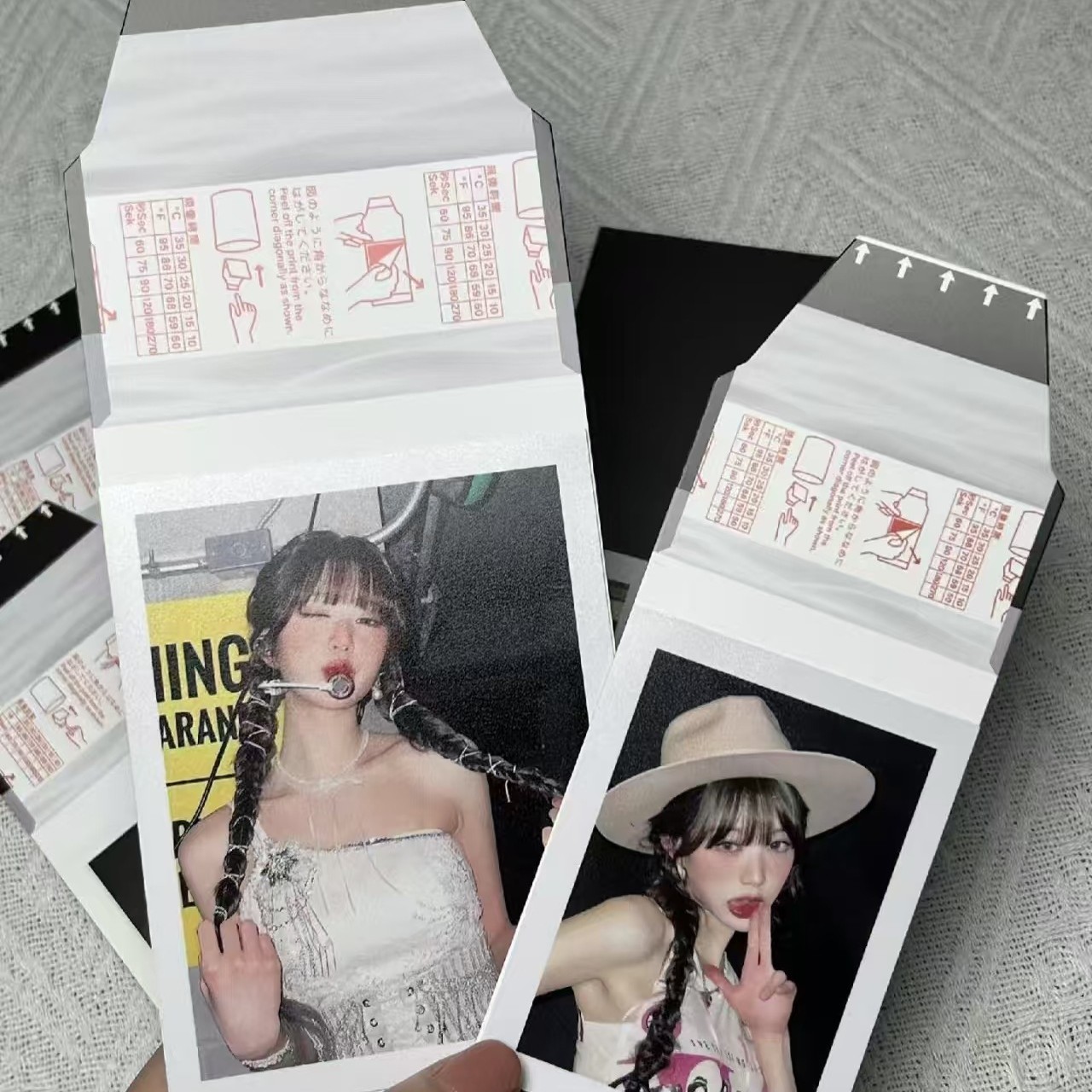Tear-Resistant Polaroid Recyclable Tear-Off Custom Tear-Off Sheets Tear-Off Cards Celebrity Photo Cards Celebrity Materials