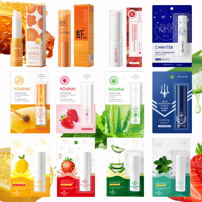 Vaseline Fruit Lip Balm Autumn and Winter Lip Care Hydrating Moisturizing Lip Balm Lip Balm Manufacturer Direct Sales Can Be Shipped on Behalf of Others