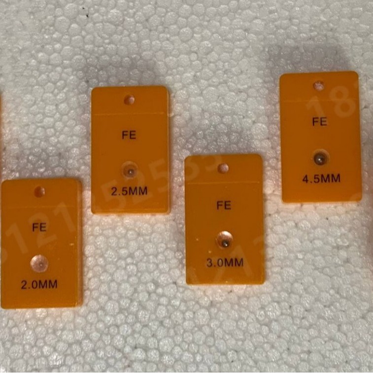 Metal Detector Standard Test Block Needle Detector Module Needle Detector Calibration Card Block Food Machine Metal Detection Detection Block