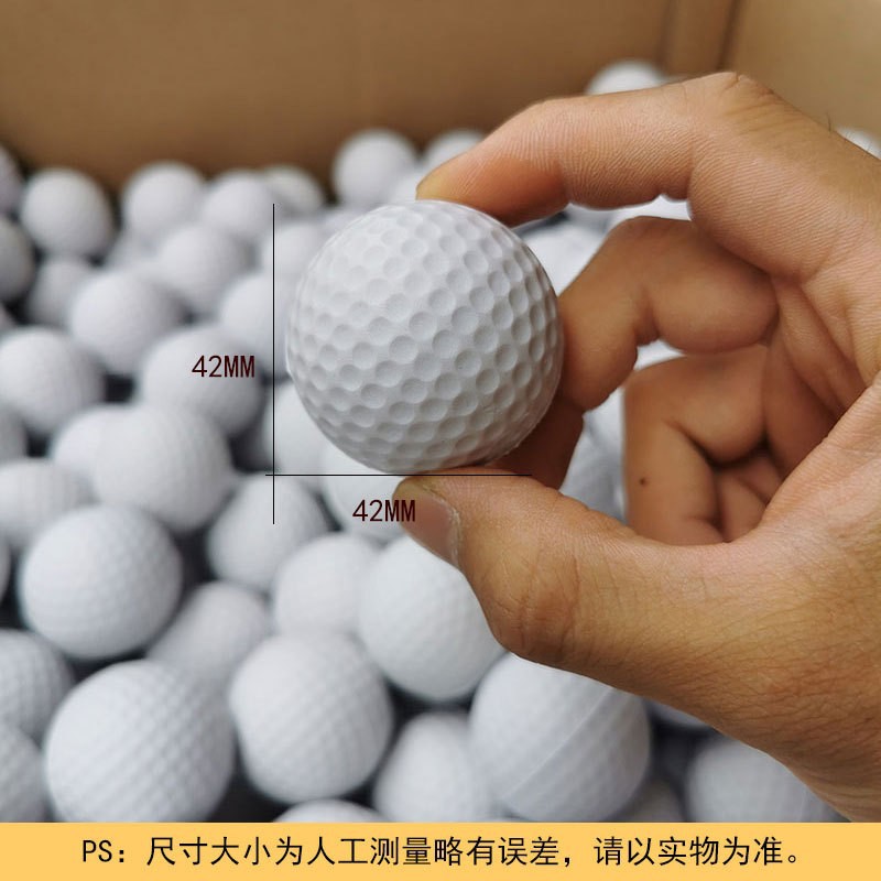 Factory Hot Selling Golf Pu Soft Ball Foam Pressure Ball Indoor Practice Ball Decompression Vent Sponge Toy 42mm