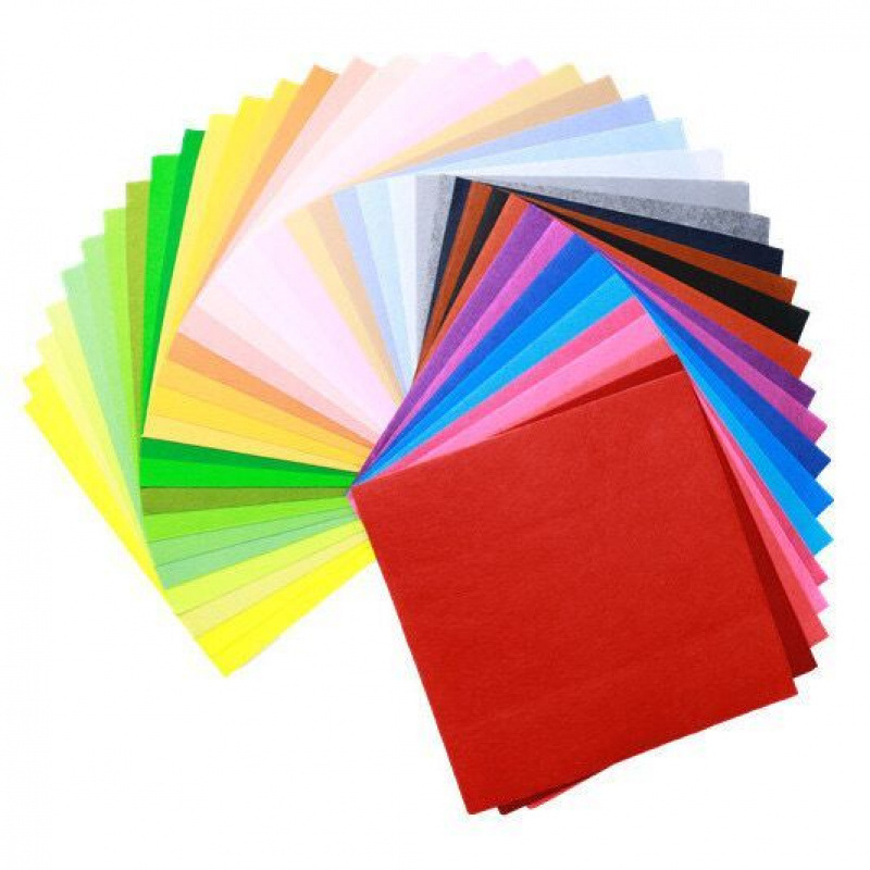 Colored Non-Woven Non-Woven Felt Cloth 40 Colors Kindergarten Handmade DIY Fabric Making Materials Bag Decorative Cloth