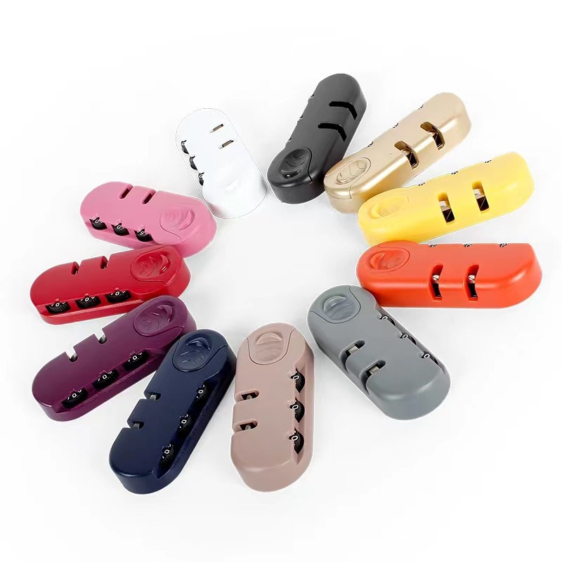 Factory spot wholesale luggage fixed lock luggage backpack anti-theft password lock luggage lock