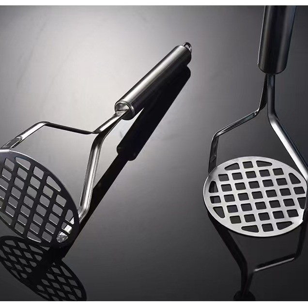 Manufacturer Wholesale Stainless Steel Potato Masher Multifunctional Baby Food Supplement Masher Masher Masher Potato Press Artifact