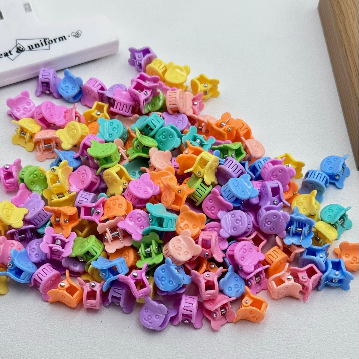 Colorful Children's Hairpin Clips Hair Accessories for Little Girls Baby Bangs Braiding Small Claw Clips Hair Ornaments