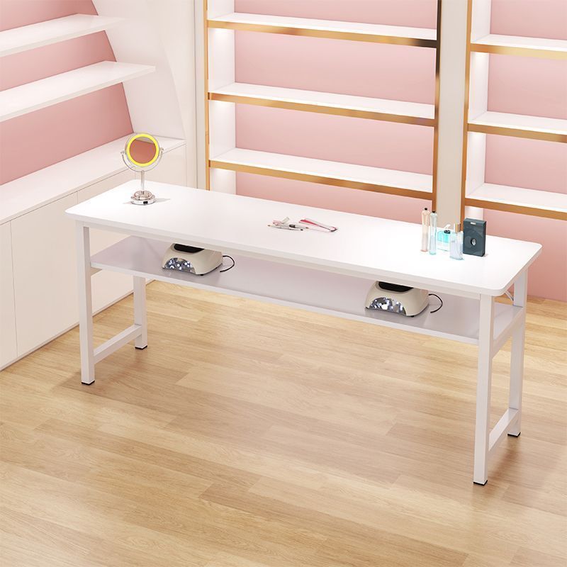 Nail Art Table and Chair Set, Light Luxury Internet Celebrity Economical Single Japanese-Style Faux Marble Double Single Table