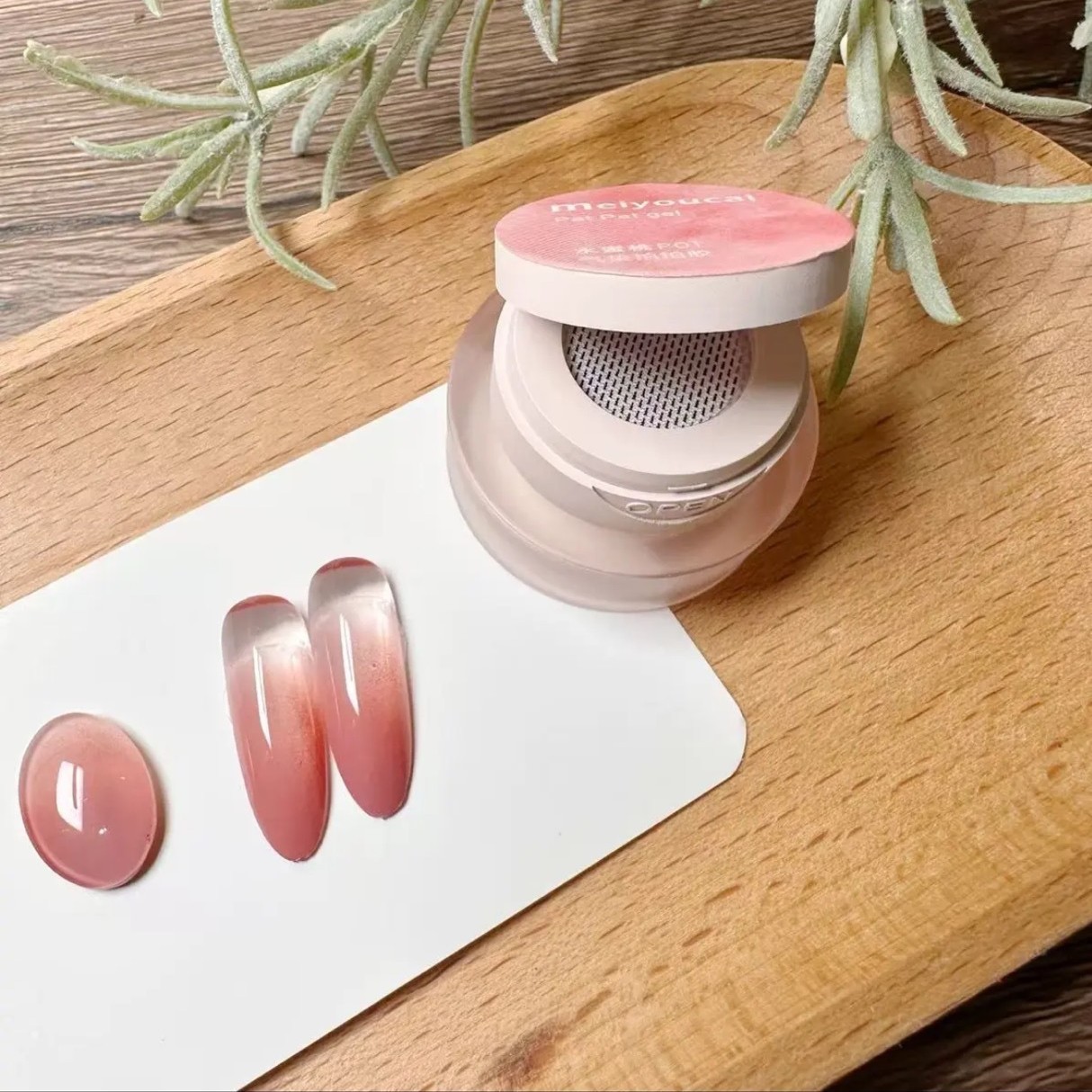 Meiyoucaisi Mud Cushion Gel No-Wipe Scrub Texture Cover Freehand Nail Polish Gel Manicure Cream Matte