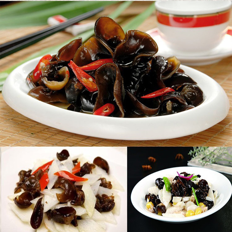 In-Stock Black Fungus from Northeast China, Dried Small Bowl of White Mountain Basswood Wild Autumn Fungus, Thick and Rootless