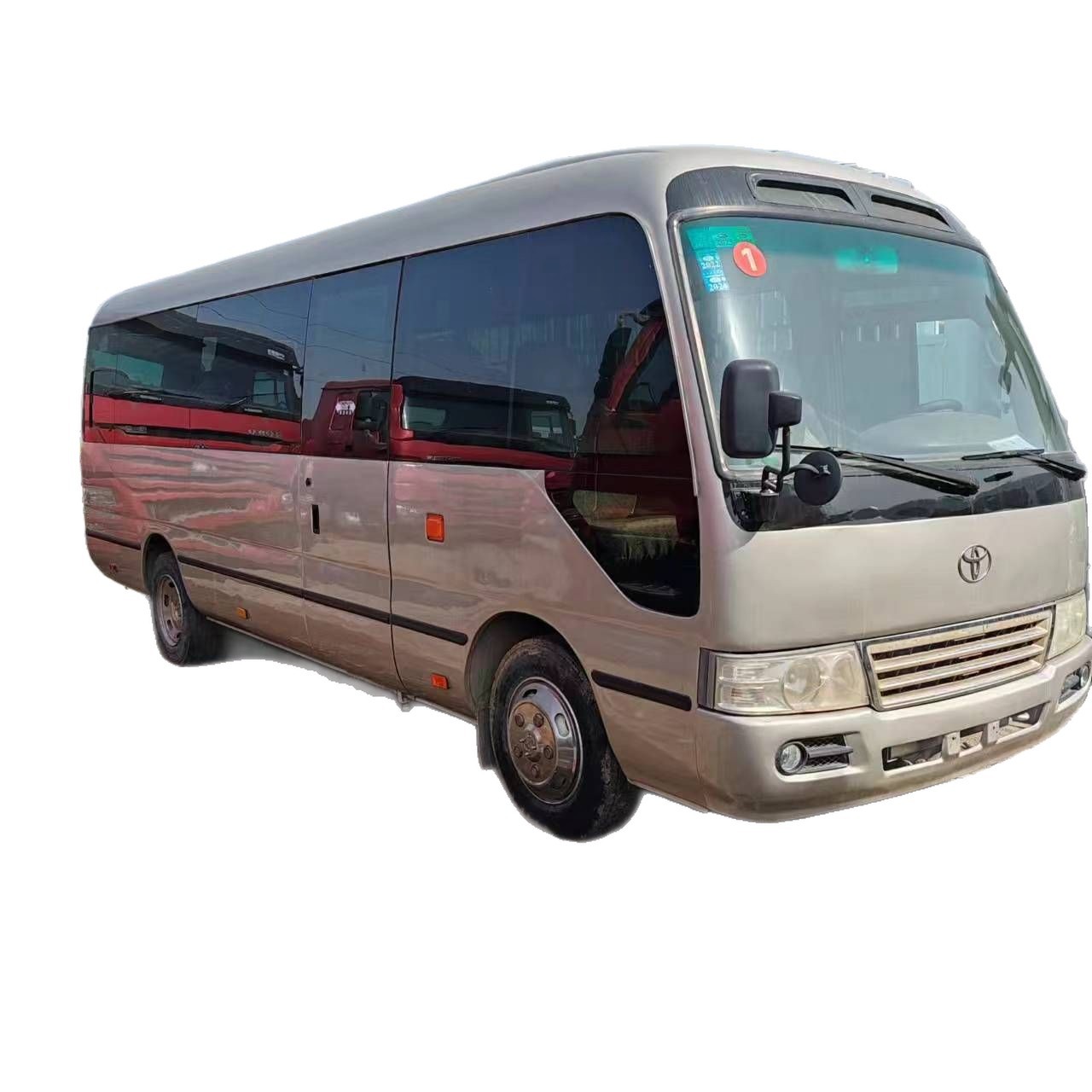 Year-Round Export of Electric Door Minibuses, Old Toyota Coaster Buses, Medium-Sized Buses with 19-23 Seats