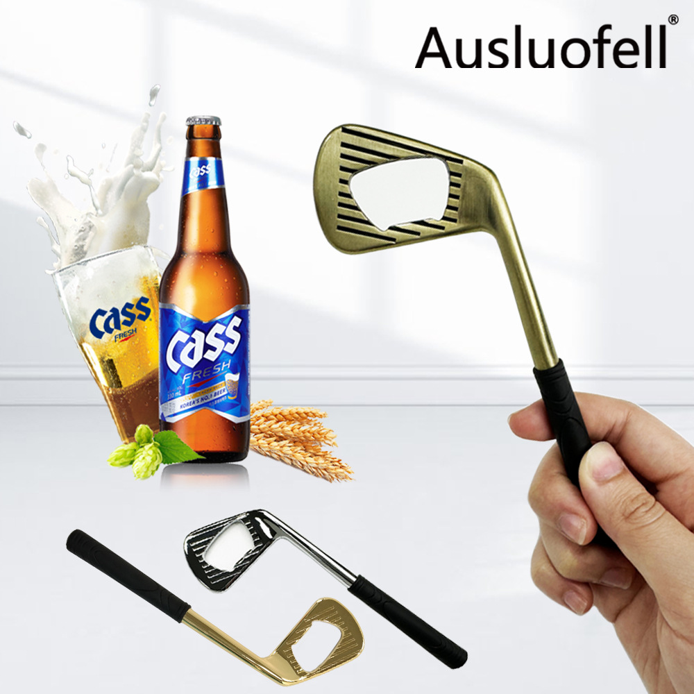 Мини открывалка для бутылок пива, открывалка для бутылок в форме гольфа, многофункциональная открывалка для вина, инструмент для открывания бутылок пива