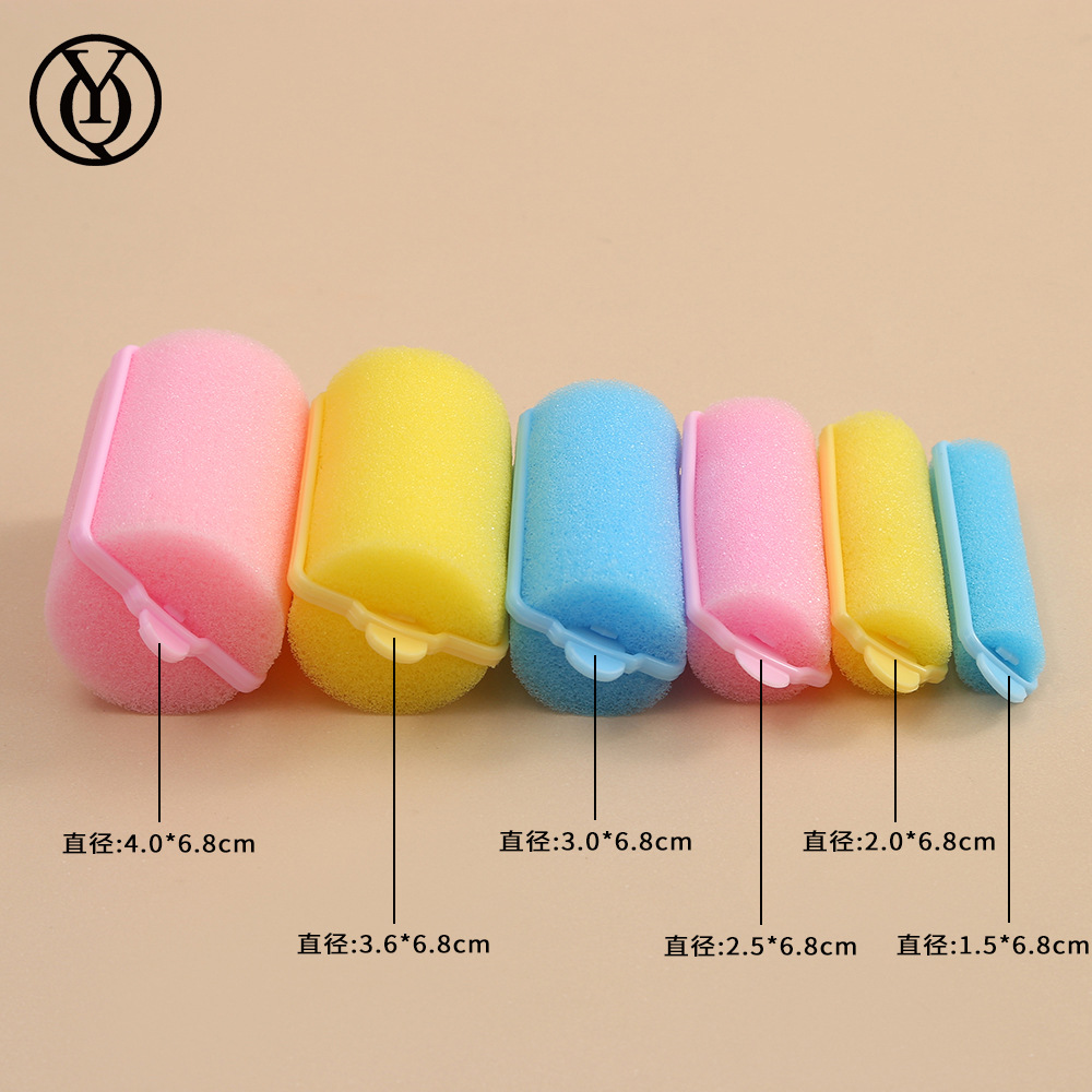 Customized Amazon No-Iron No-Heat Curling Iron Sponge Curling Iron Does Not Hurt Hair Sponge Curling Barrel Curling Sponge Stick