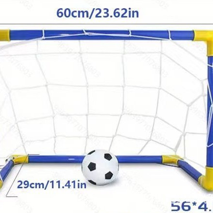 45/60/92cm Kidsren's Football Goal Indoor and Outdoor Kidsren's Sports Toy with Ball Pump