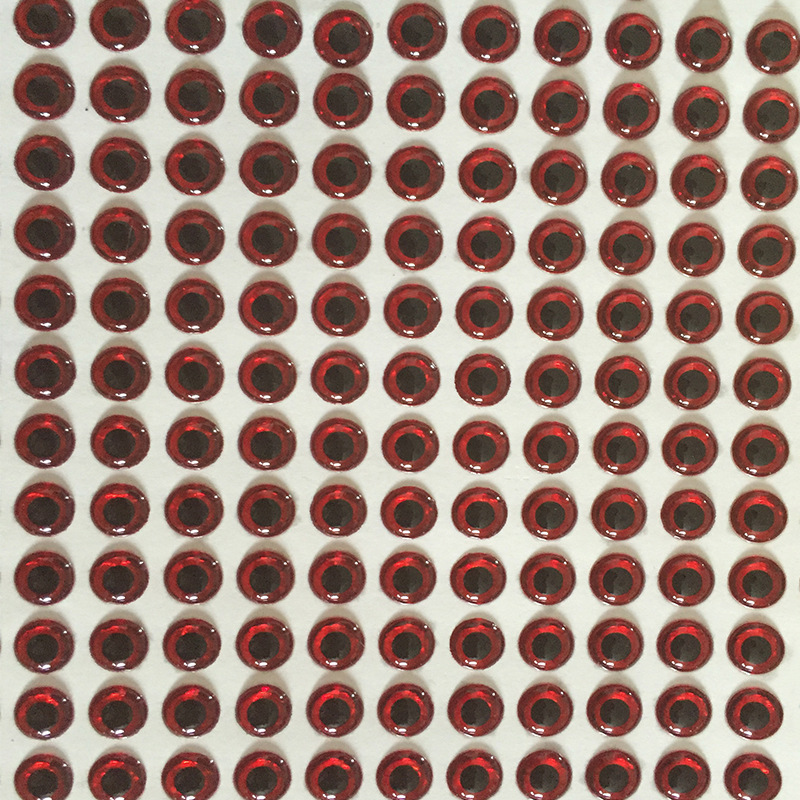 Wholesale 3D Luya simulation fish eye bait eye stickers fake bait Luya fishing gear fishing supplies