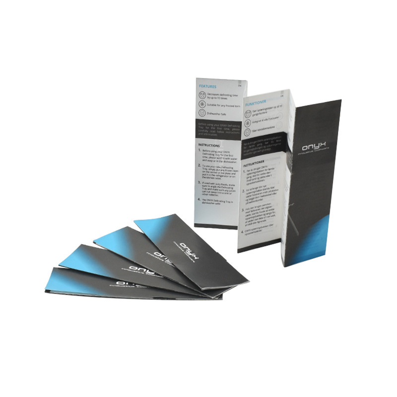 Product Brochure Printing Black and White Promotional Poster Magazine Exhibition Bi-Fold Printing Color Page Corporate Album Printing