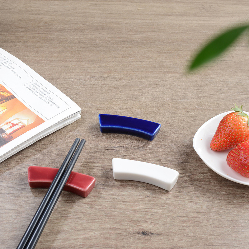 Wholesale ceramic chopsticks holder chopsticks holder chopsticks holder spoon holder dual-use chopsticks holder public chopsticks holder hotel chopsticks holder