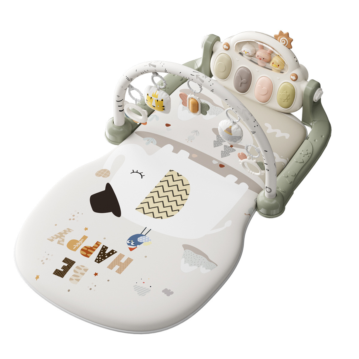 Baby early education toys baby piano fitness rack game crawling blanket baby toy gift box 0-12 months