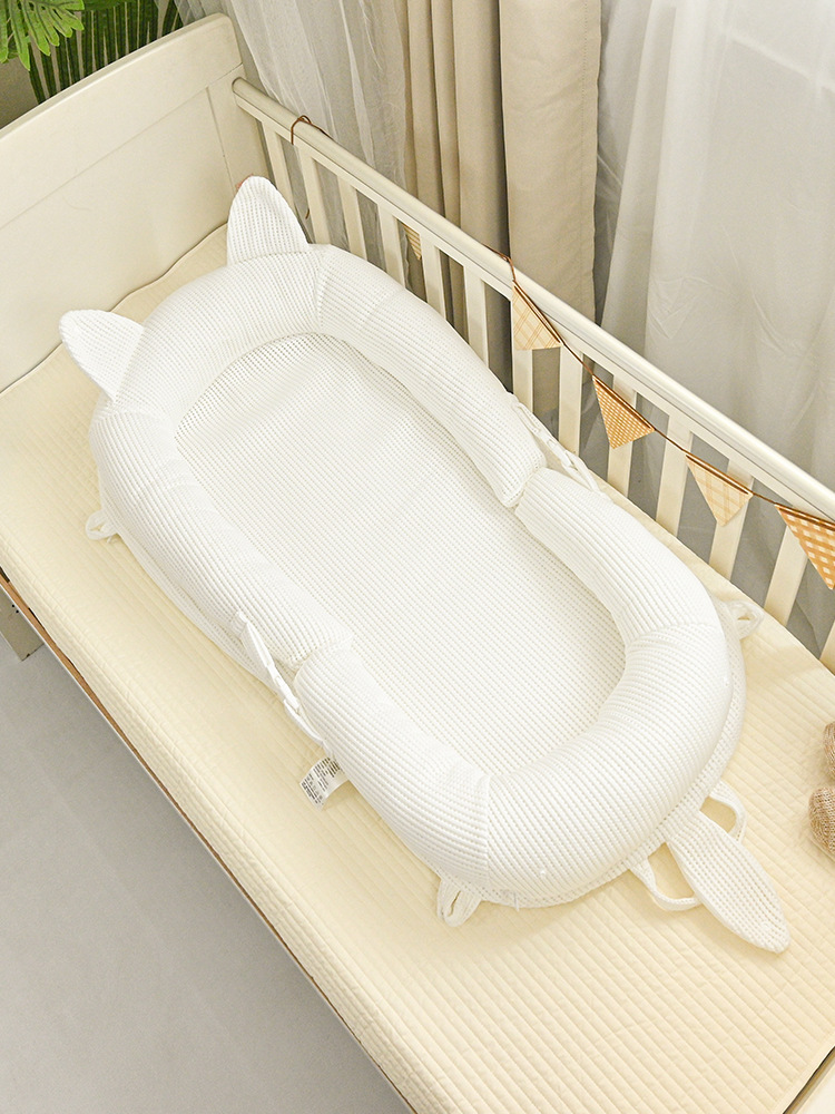 Baby Bed in Bed Newborn Bionic Bed Foldable Portable Anti-Pressure Cradle to Coax Baby Nest Game Pool