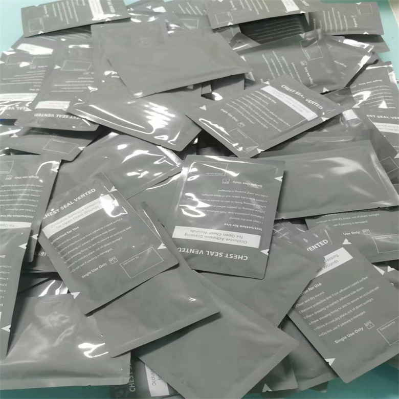daily production 100000 Sheet Hydrocolloid Hydrogel Thoracic Patch Closure Patch Chest Sealing Patch Field Gel Sealing Patch