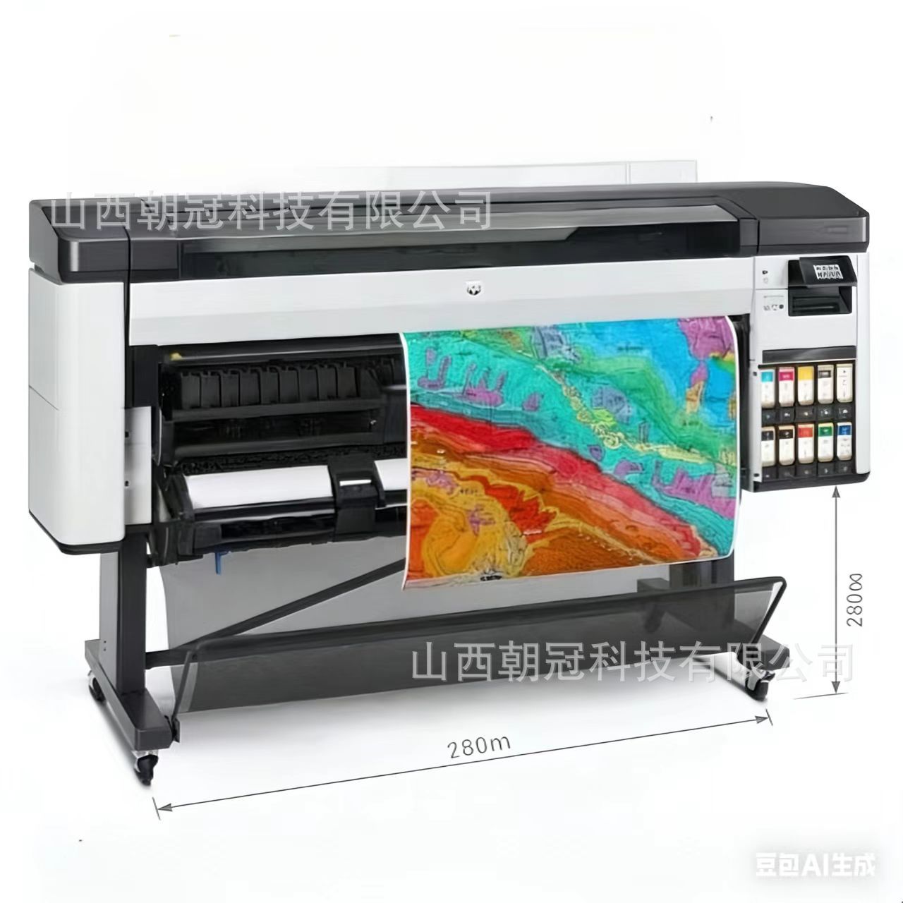 Hp Z9+Pro Ps Large Format Plotter 9-Color Photo Poster Rendering Map 60inch Printer
