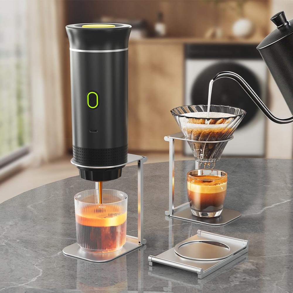 Cross-border portable capsule coffee machine American-Italian espresso electric small wireless heating pump coffee machine