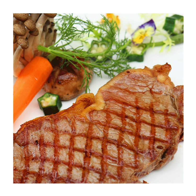 Premium Marinated Raw-Cut Beef Steak, Sirloin, Western-Style Buffet Street Steak, Fresh Grain-Fed Beef for Commercial Wholesale