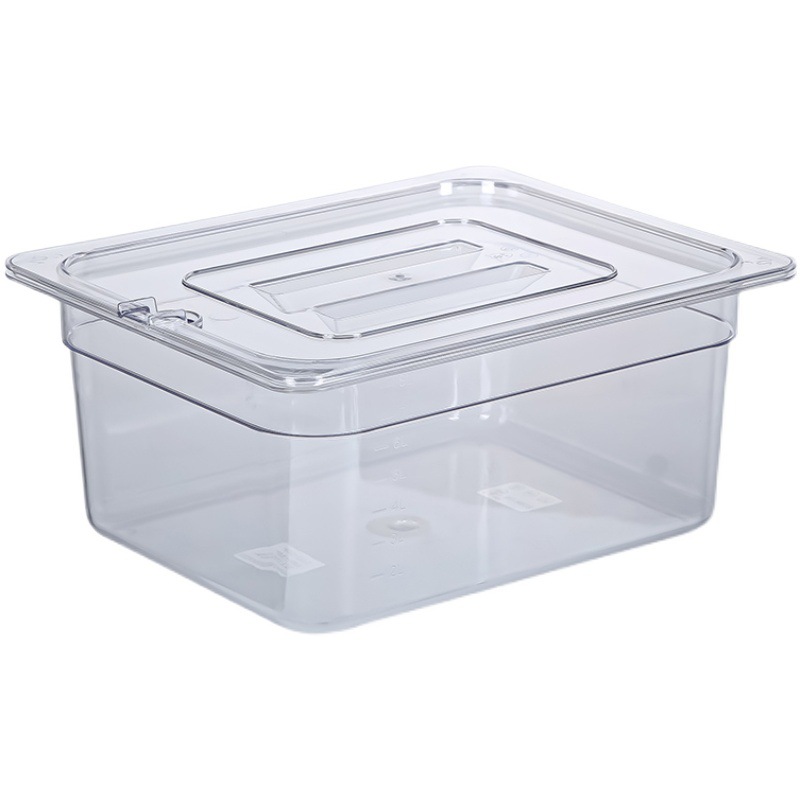 Malatang Vegetable Selection Basin Transparent Acrylic Plastic Vegetable Selection Basin Portion Basin Rectangular Display Cabinet Square Plate Vegetable Box