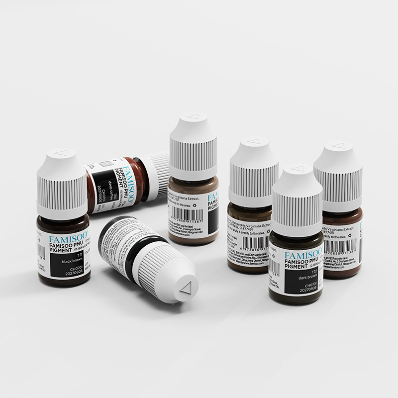 Resap Liquid Eyebrow Tint Concentrate, Non-Red and Non-Blue Eyebrow Tint for Microblading