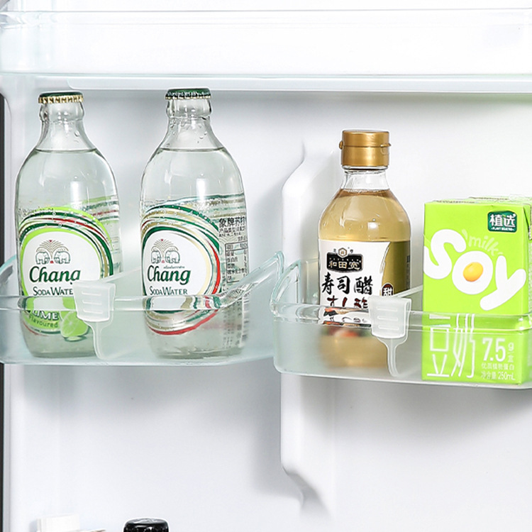 Refrigerator Partition Board Multi-Functional Storage and Organization Partition Buckle-Type Refrigerator Partition Clip Adjustable Multi-Purpose Partition Clip